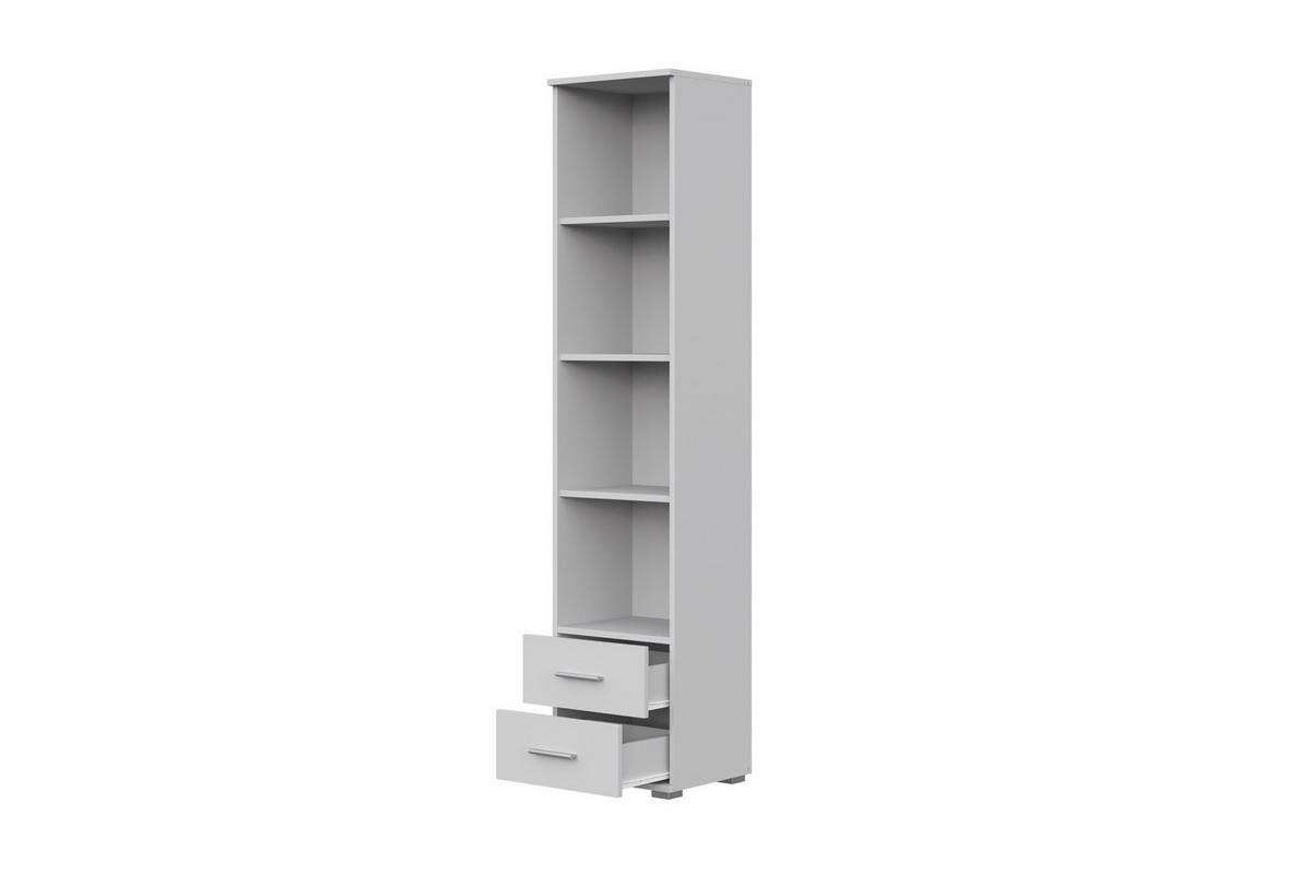 BÜCHERREGAL Weiß 40/180/34 - Weiß, Holzwerkstoff (40/180/34cm) - RAUMHIRSCH FURNITURE