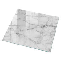 GLASPLATTE 80x60 cm – Marmor-Eleganz - Braun, Glas (0.4/80/60cm) - ArtPrintCave