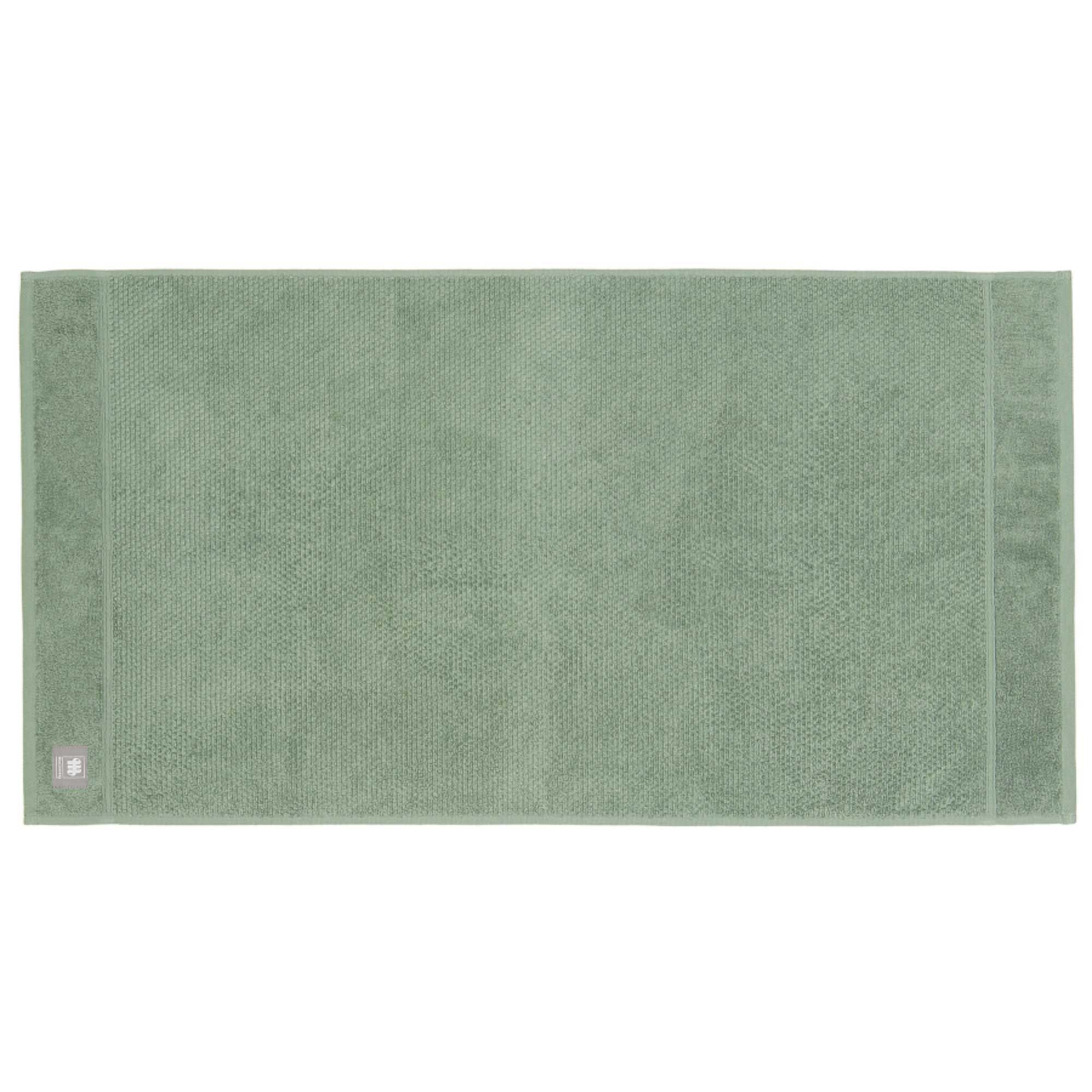 Thumbnail - Musterring Handtuch, Grün, Textil, 50x100 cm, Oeko-Tex® Standard 100, Badtextilien, Handtücher