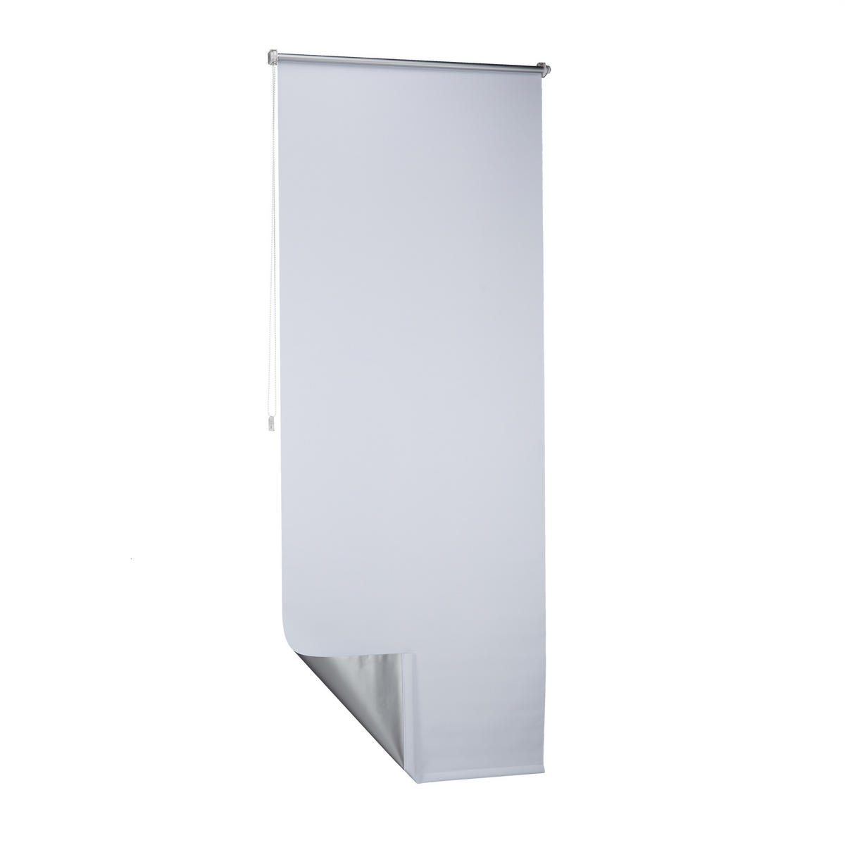 VERDUNKLUNGSROLLO - Weiß, Kunststoff/Textil (80/210/3.5cm) - Relaxdays