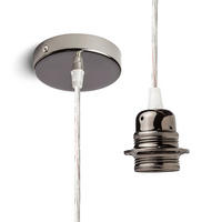 PENDELLEUCHTE ELISA transparent 15 W - Transparent, Metall (10/10/2cm) - Rendl