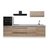 KUCHYNKA R-Line, Sonoma/biely, 280 cm Marmori työtaso - biela/dub sonoma, kompozitné drevo (280/143/60cm) - Vicco