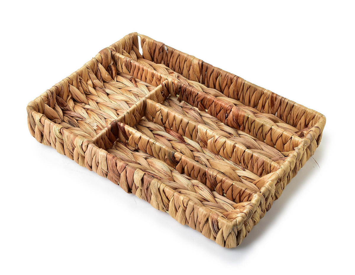 KÜCHENSCHRANK-ORGANIZER﻿ Amparo Beige 33/23/4.5 cm Naturmaterial - Beige, Naturmaterialien (23/4.5/33cm) - Mondex
