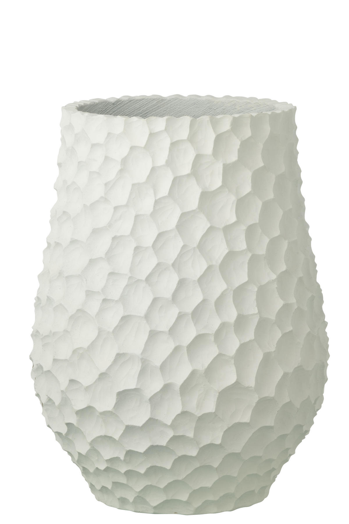 BLUMENTOPF KERBEN + AUßENBEREICH SAND Weiß - Weiß, Stein (36.5/48cm) - J-Line