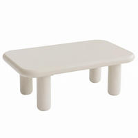 COUCHTISCH, Weiß - Weiß, Holzwerkstoff (100/60/36.5cm) - Oviala