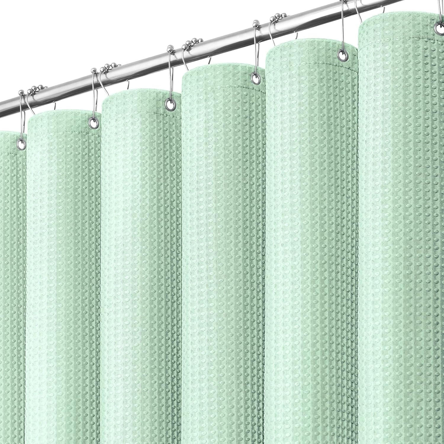 DUSCHVORHANG 150 cm x 180 cm Minzgrün - Mintgrün, Textil (180/150cm) - Vallsero