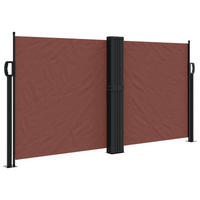 SEITENMARKISE Ausziehbar Braun 120x1000 cm - Braun, Metall (1000/120cm) - furnicato