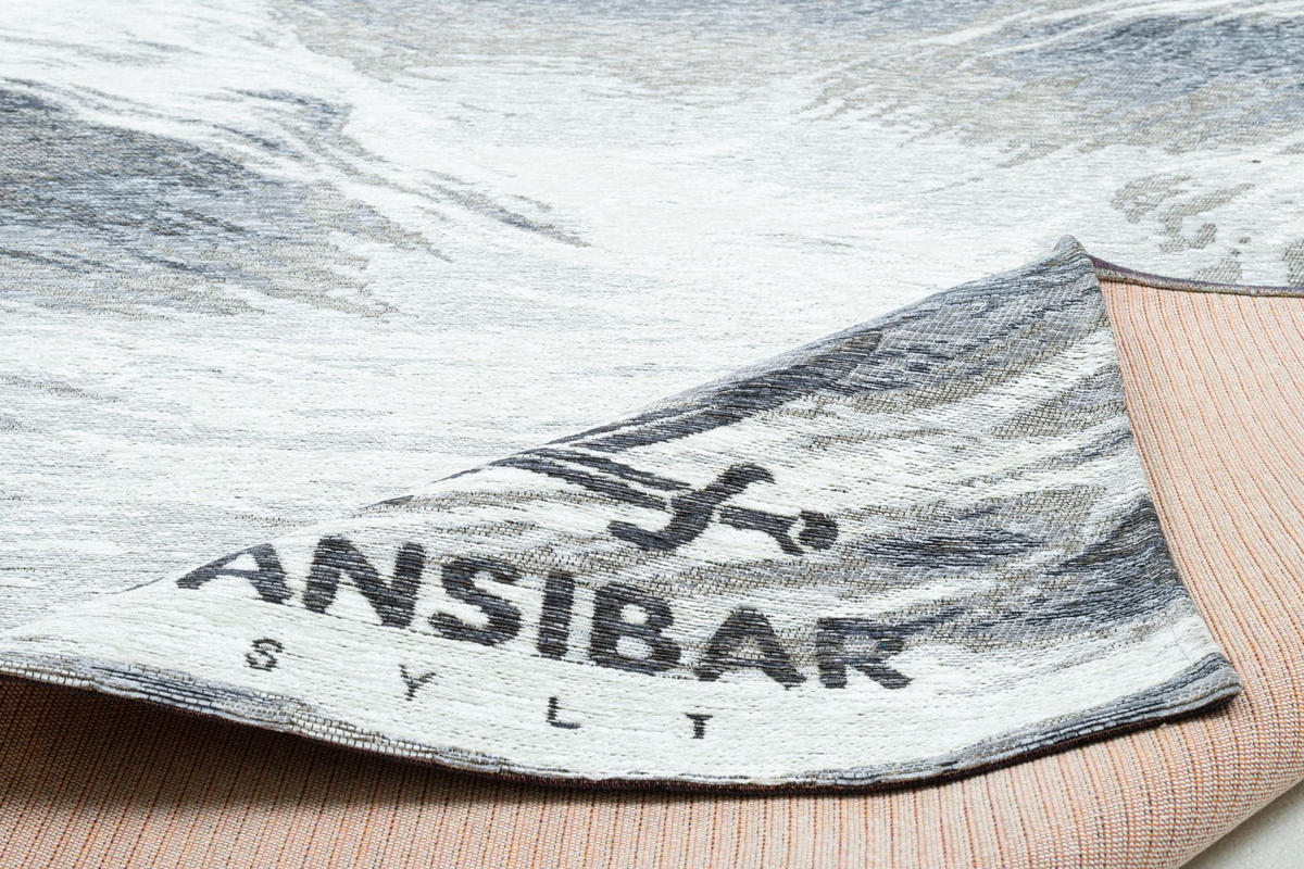 FLACHWEBTEPPICH Keitum 60x90 cm - Grau, Textil (60/90cm) - Sansibar SYLT
