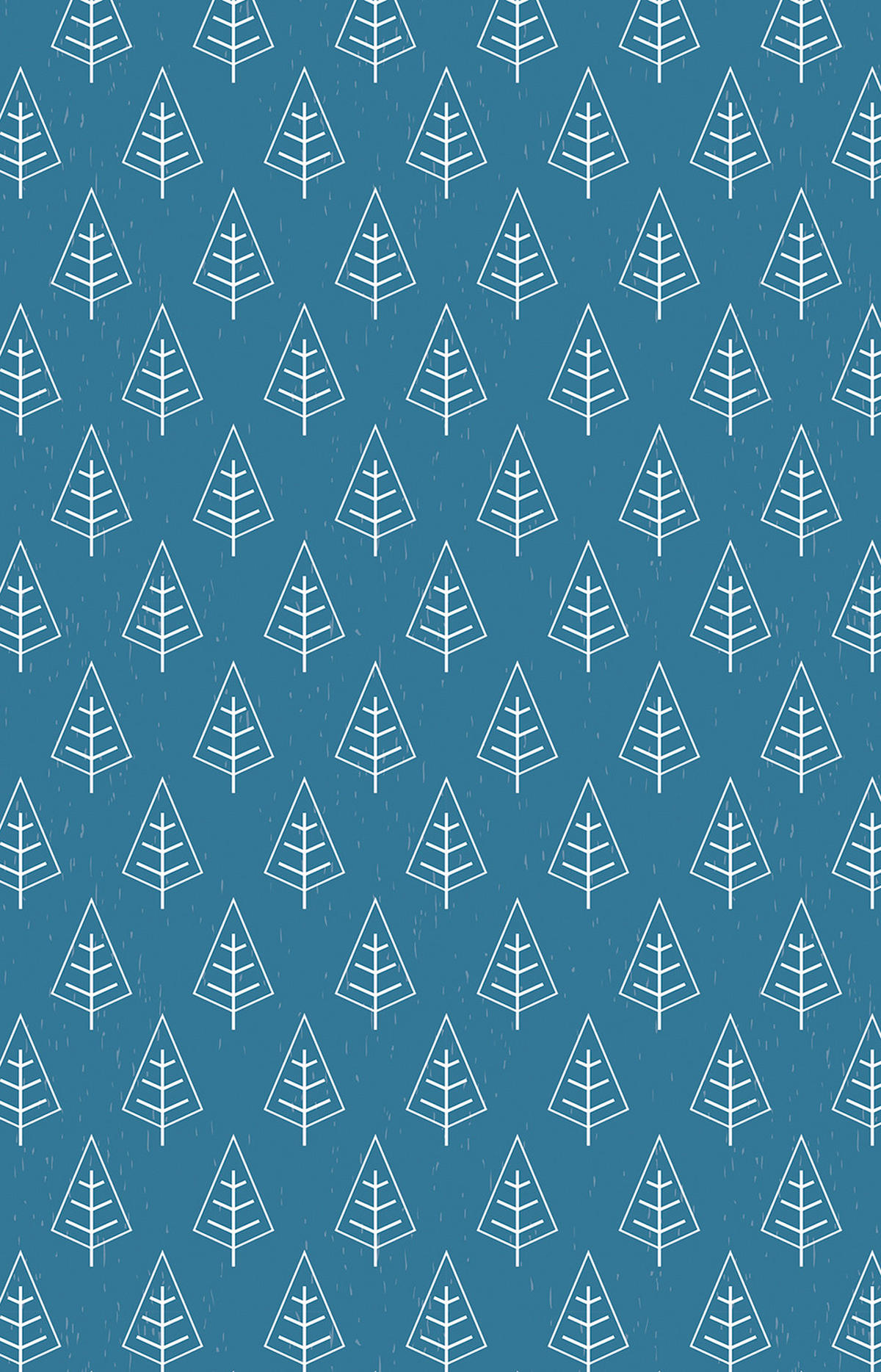 VERDUNKELUNGSROLLO 90x140 cm Bäume im Regen - Weiß, Textil (90/140cm) - TULUP
