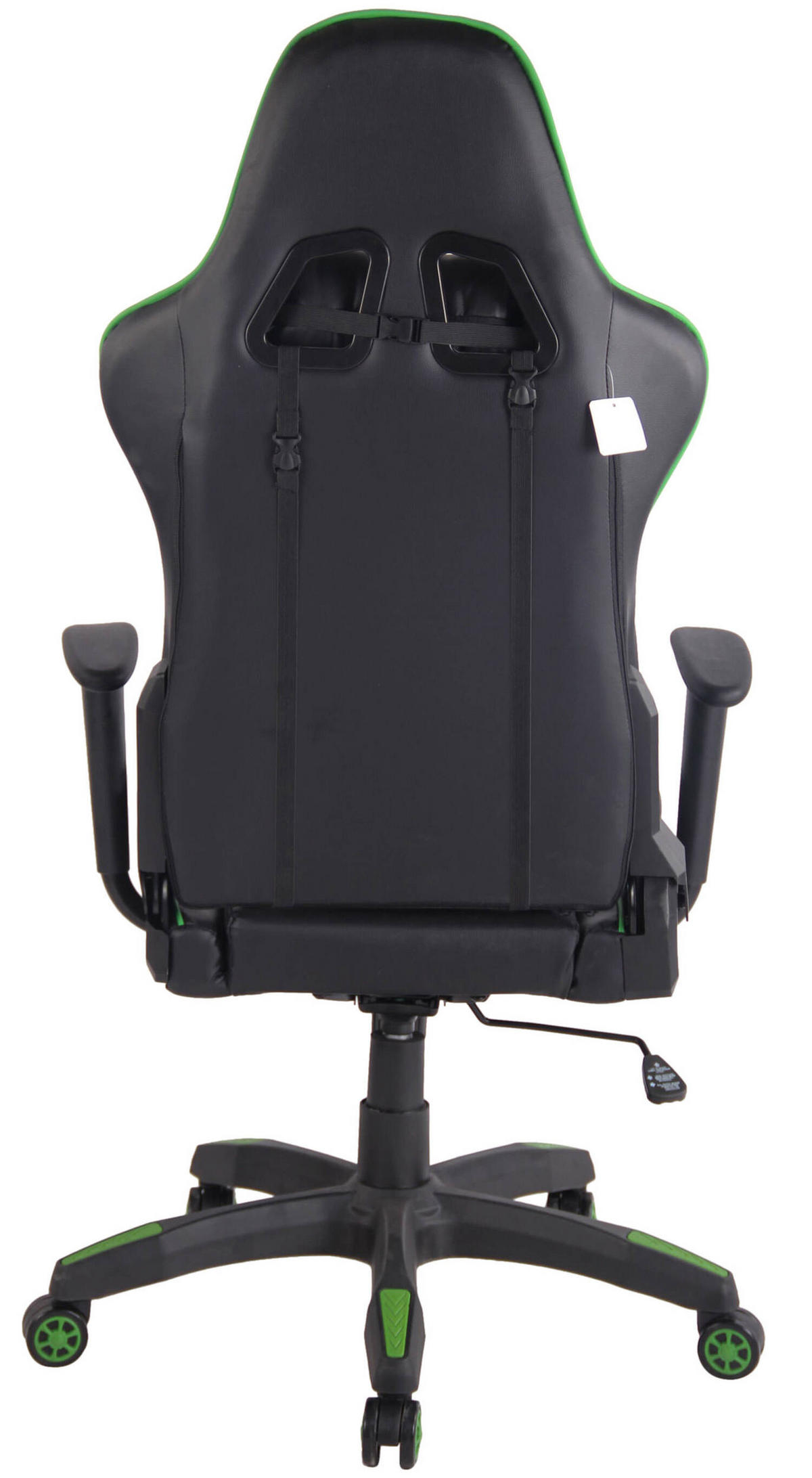 BÜROSTUHL Mirage, Kunstleder Schwarz/Grün - Grün, Kunststoff/Textil (65/138/50cm) - TPFLiving