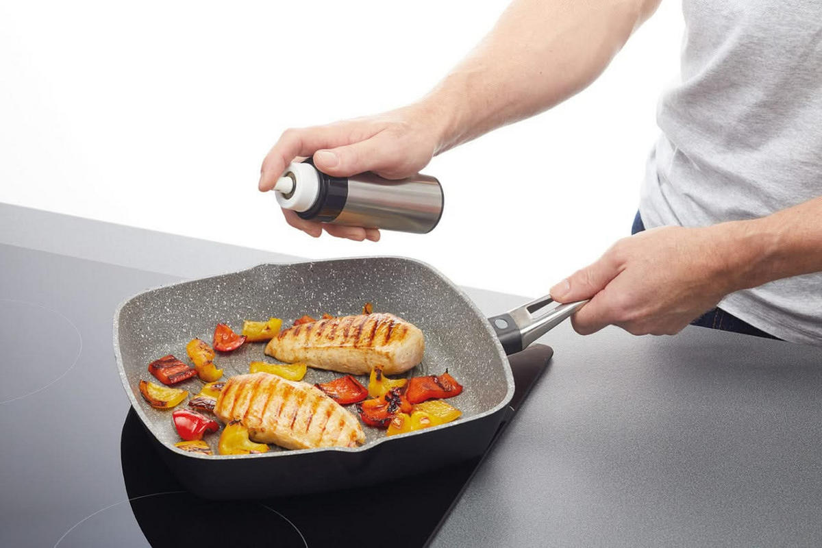 MASTERCLASS Ölzerstäuber Edelstahl - Silberfarben, Metall (2/18/5cm)