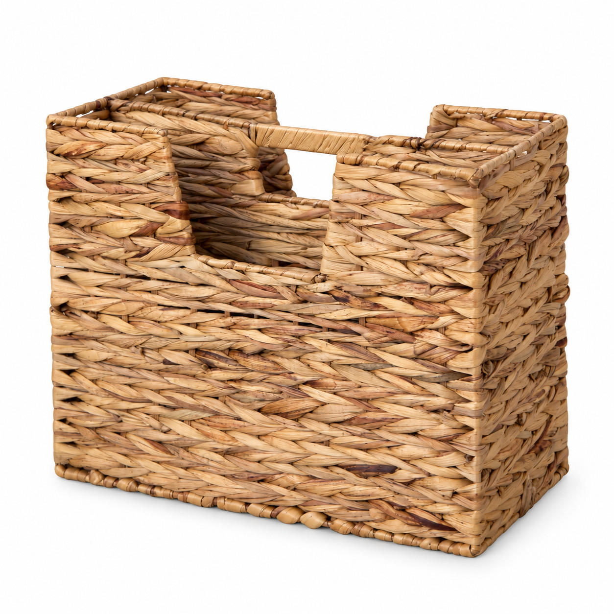 ZEITUNGSSTÄNDER Seegras - Braun, Naturmaterialien (39/33/20cm) - Homestyle4u