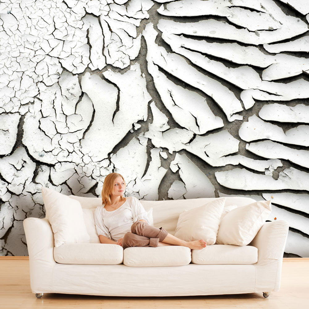 VLIESTAPETE Schwarz-Weiß 350/245 cm - Schwarz, Textil (350/1cm) - KUNSTLOFT