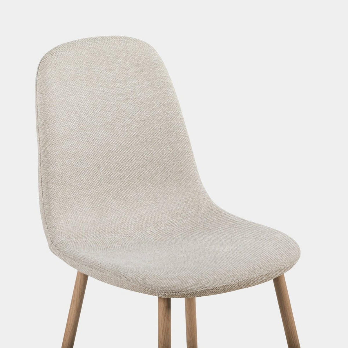 ESSZIMMERSTUHL Ellis Beige 43 cm x 87 cm - Beige, Textil (43/87/54cm) - Klast Home