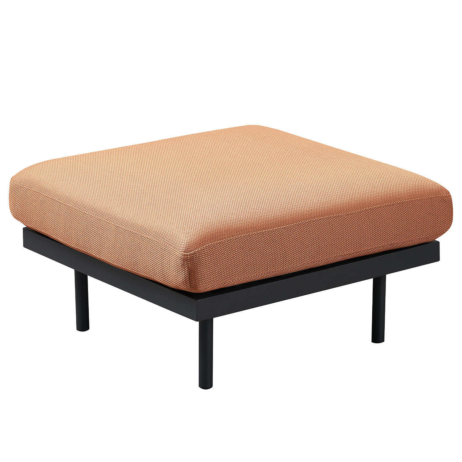 OUTDOOR-HOCKER - Rosa, Textil/Metall (77/44/77cm) - home24