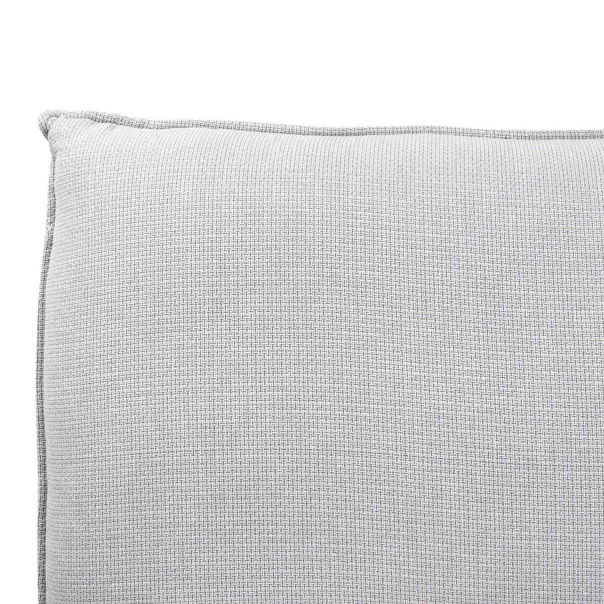 POLSTERBETT mit Lattenrost 160x200 cm Grau Vinay - Hellgrau, Textil (160/200cm) - Beliani