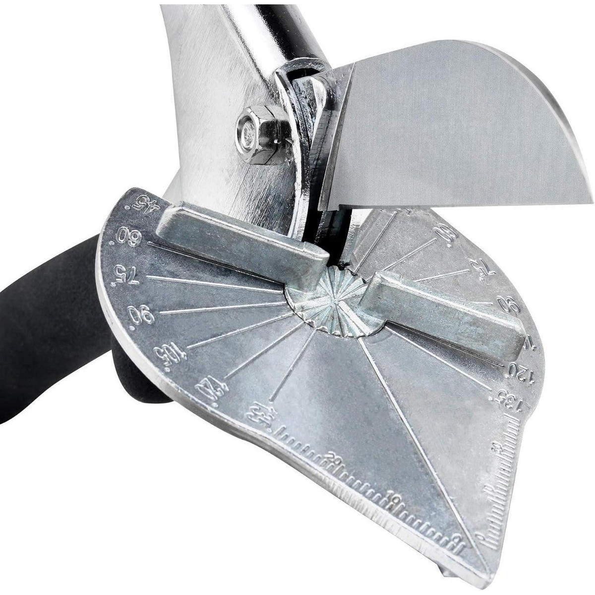 GEHRUNGSSCHERE mit Ersatzklingen verstellbar 45-135 Grad - Multicolor, Metall (7/0.1/20.6cm)