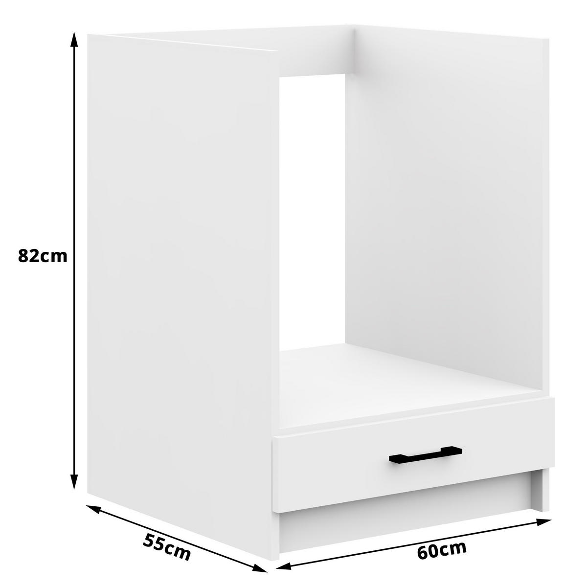 HÄNGESCHRANK Weiß 82/60/55 - Weiß, Holzwerkstoff (60/82/55cm) - RAUMHIRSCH FURNITURE