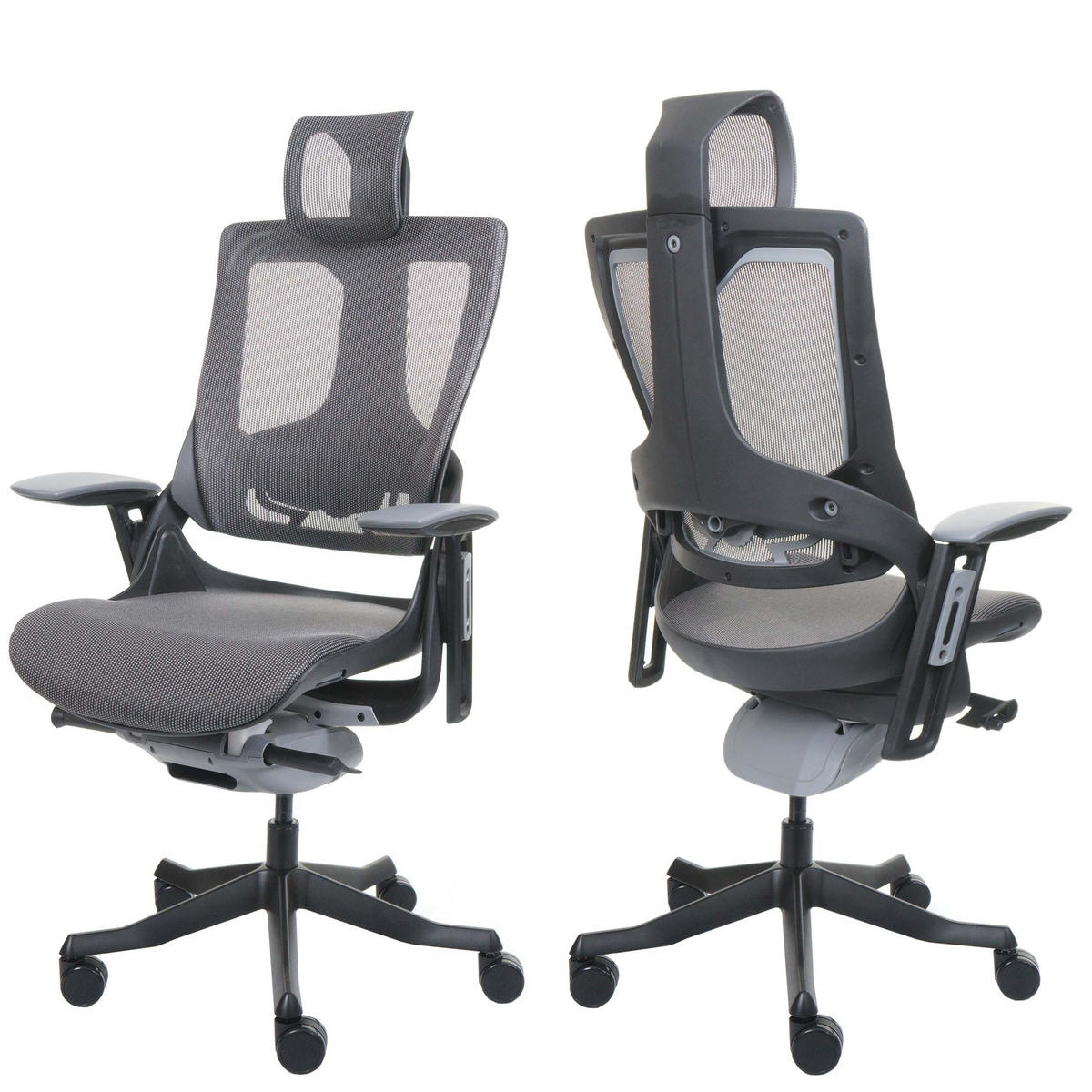 BÜROSTUHL MERRYFAIR Schwarz - Schwarz, Textil (75/138/68cm) - MCW