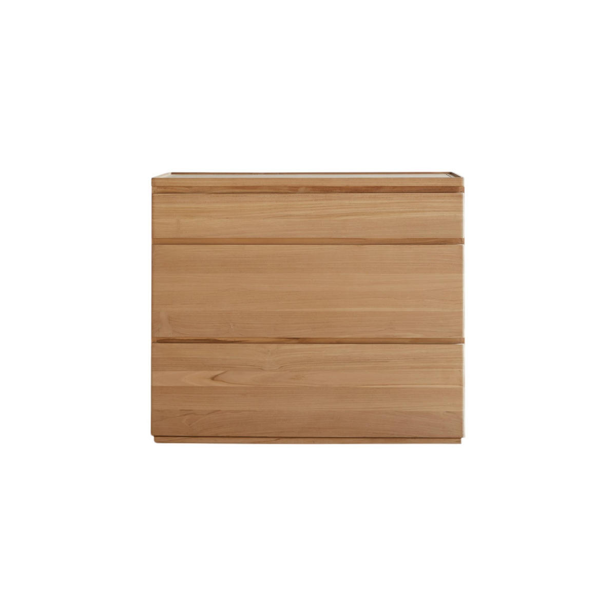 KOMMODE Nino Natur aus Teak - Naturfarben, Holz (100/85/45cm) - Tikamoon