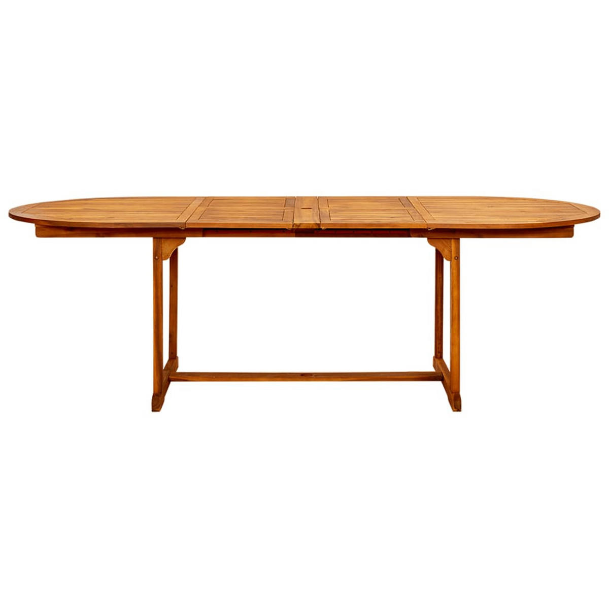 GARTEN-ESSTISCH (160-240)X100/75 Cm Massivholz Akazie - Braun, Holz (240/100/75cm) - vidaXL