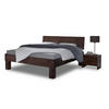 MASSIVHOLZBETT Basic 01 / 180 x 220 cm / buche-wenge-lackiert - Wengefarben, Holz (180/220cm) - BED BOX