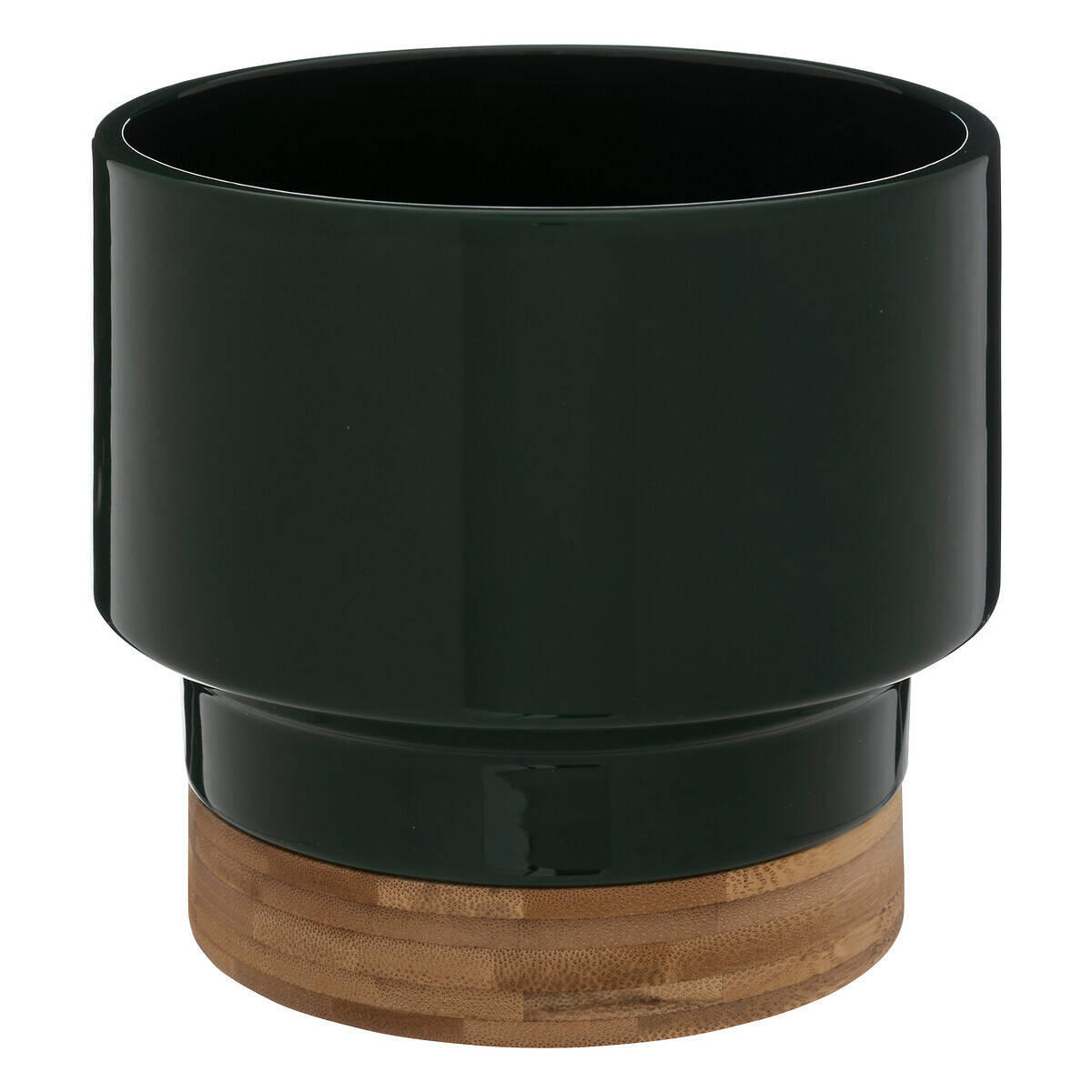 BLUMENTOPF Keramik 16 cm - Dunkelgrün, Keramik (15cm) - Atmosphera Createur d´interieur