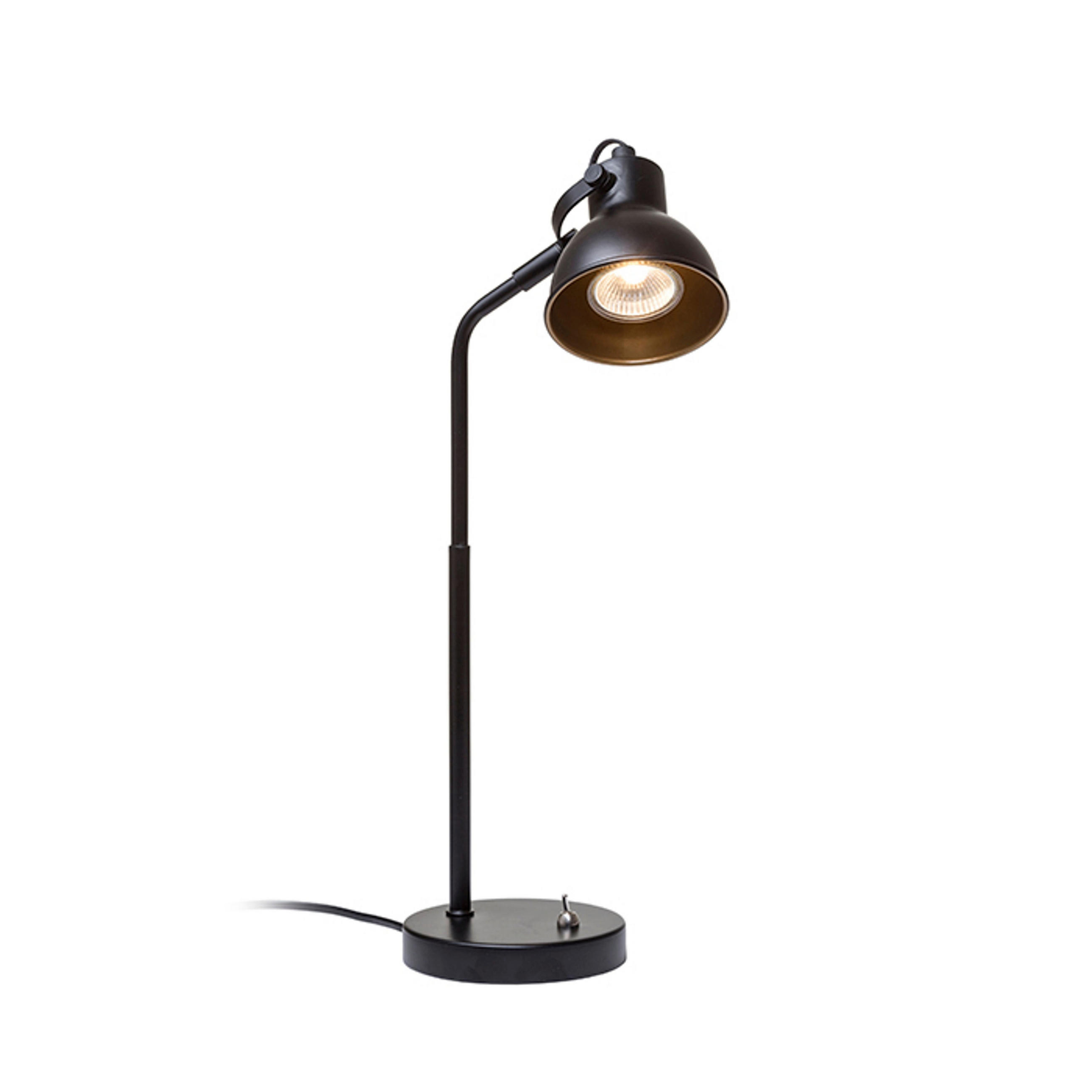 TISCHLEUCHTE ROSITA Schwarz 9 W - Schwarz, Metall (12/12/45cm) - Rendl