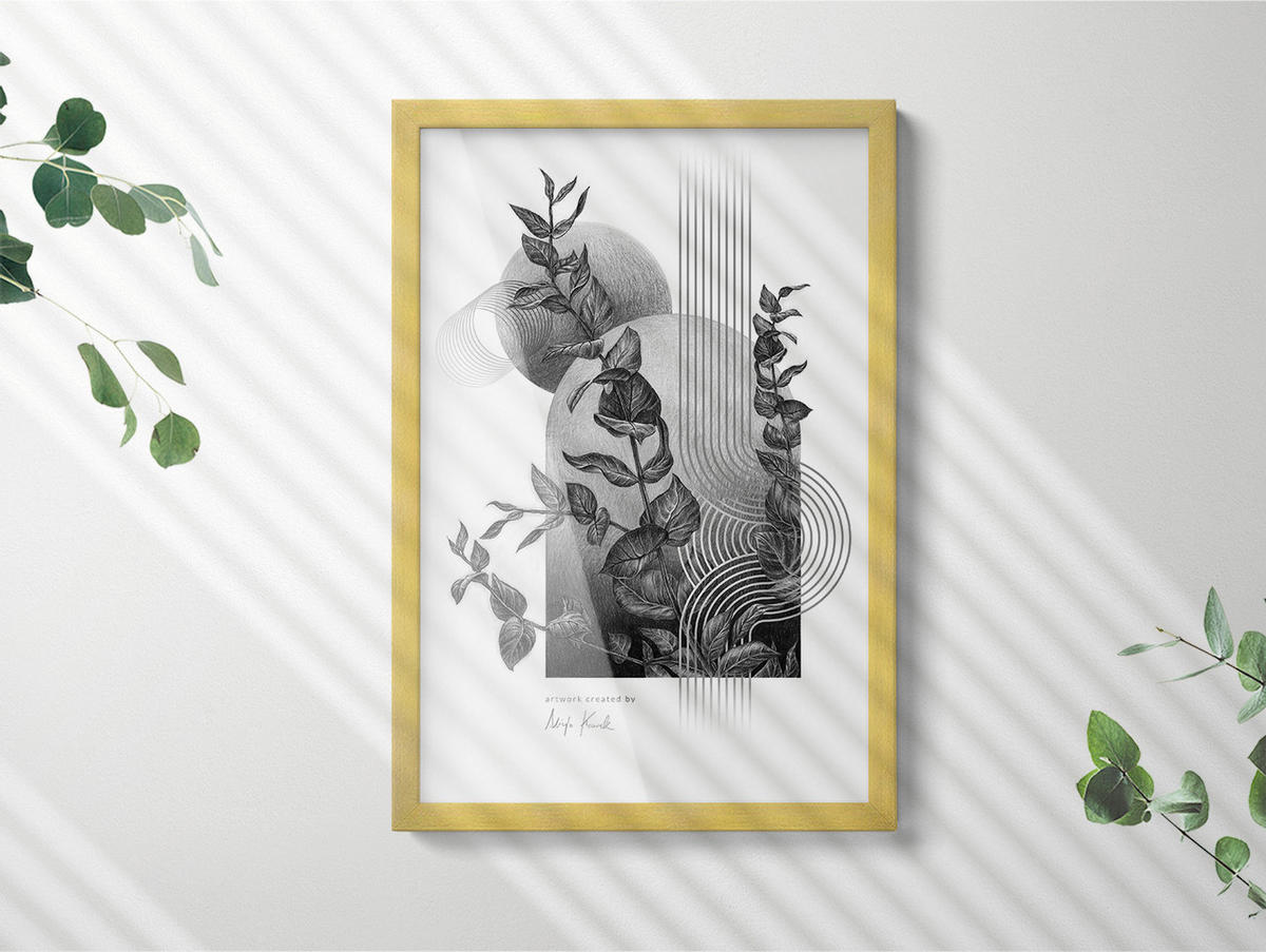 BILDERRAHMEN - Silberfarben, Kunststoff (40/60/1.5cm) - Wallfluent