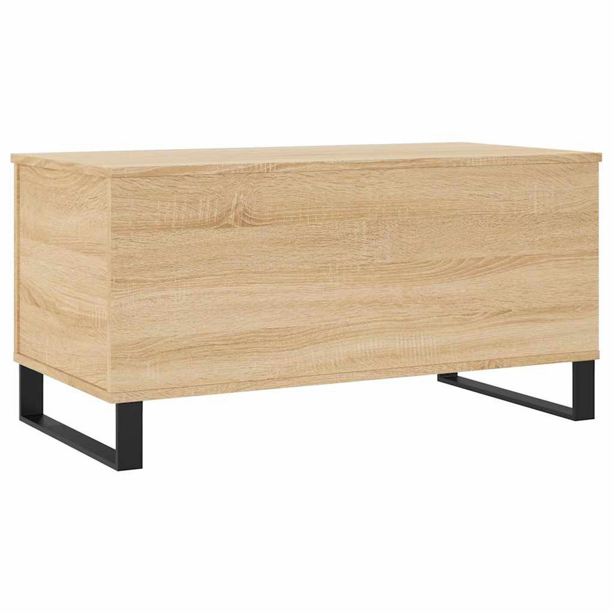 COUCHTISCH 90/44,5/45 cm aus Holzwerkstoff Sonoma-Eiche mit Höhenverstellbarer Tischplatte - Sonoma Eiche, Holz (44.5/90/45cm) - vidaXL