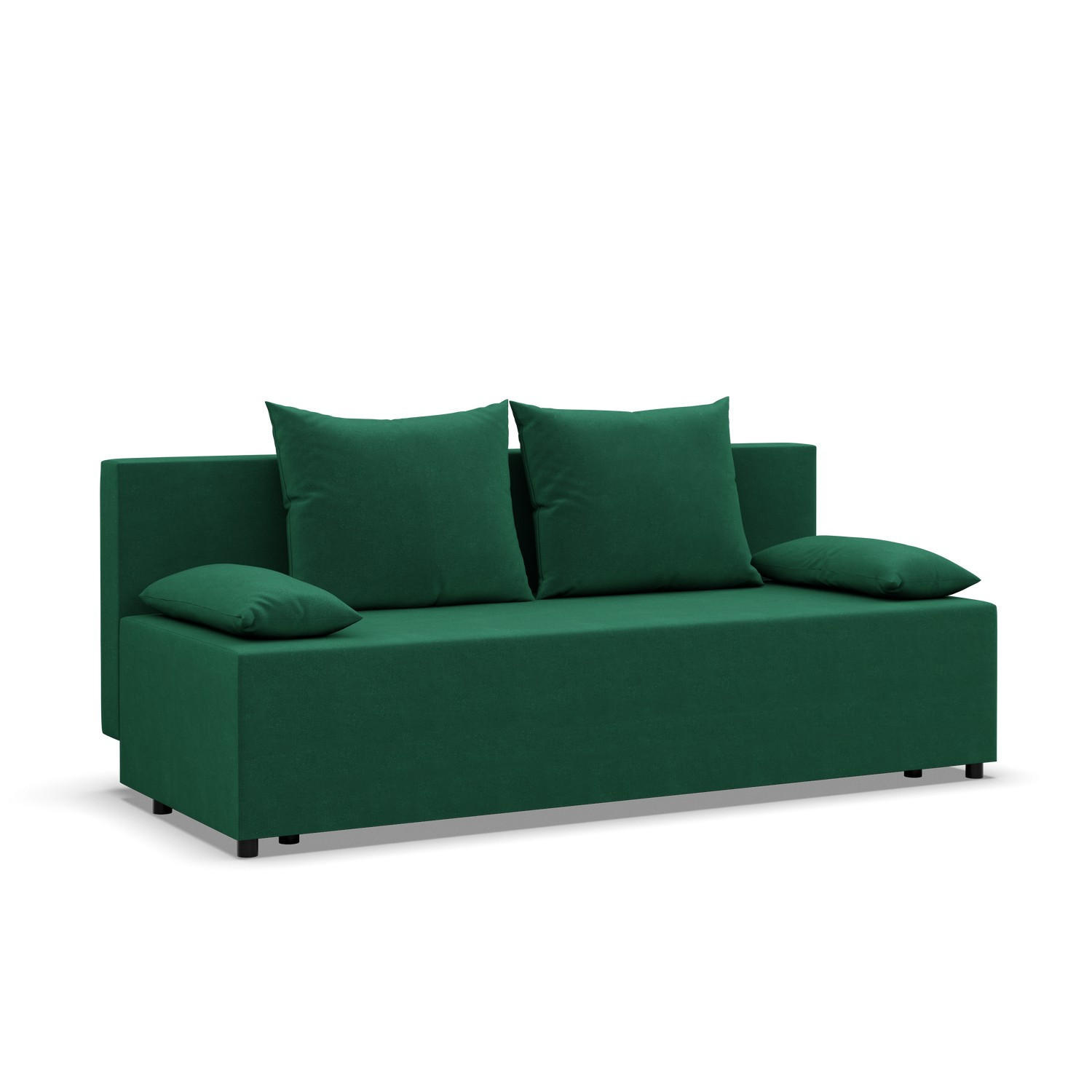 SOFA 3-SITZER MIT SCHLAFFUNKTION FERMO Grün - Grün, Textil (92/95/191cm) - Mebligo