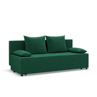 SOFA 3-SITZER MIT SCHLAFFUNKTION FERMO Grün - Grün, Textil (92/95/191cm) - Mebligo