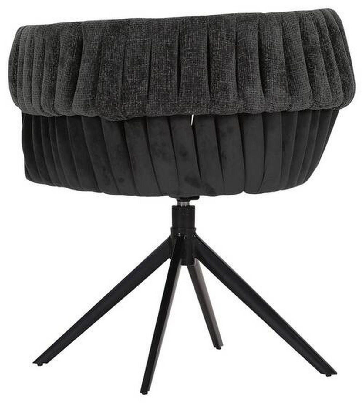 Lot de 4 chaises noir et gris 65x76x60cm - Landscape