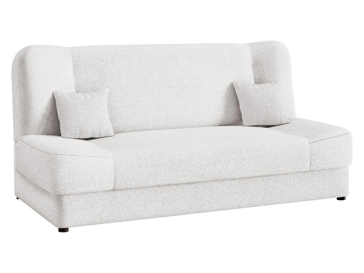 SCHLAFSOFA Jonas Premium - Weiß, Holz/Textil (195/86/87cm)