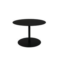 COUCHTISCH Snow Rund 60 cm Schwarz - Schwarz, Metall (60/60/40cm) - Zuiver