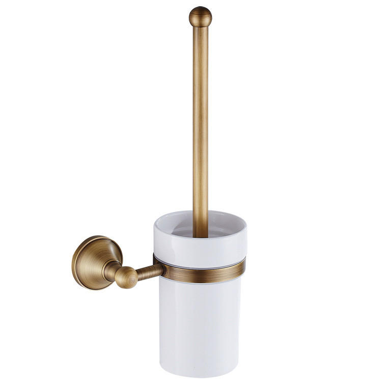 XXXLutz Toilettenbürstenhalter Gold 16x36x10.5 cm