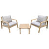 GARTENMÖBEL Gili Sand 2 Plätze - Beige, Holz - Happy Garden