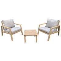 GARTENMÖBEL Gili Sand 2 Plätze - Beige, Holz - Happy Garden