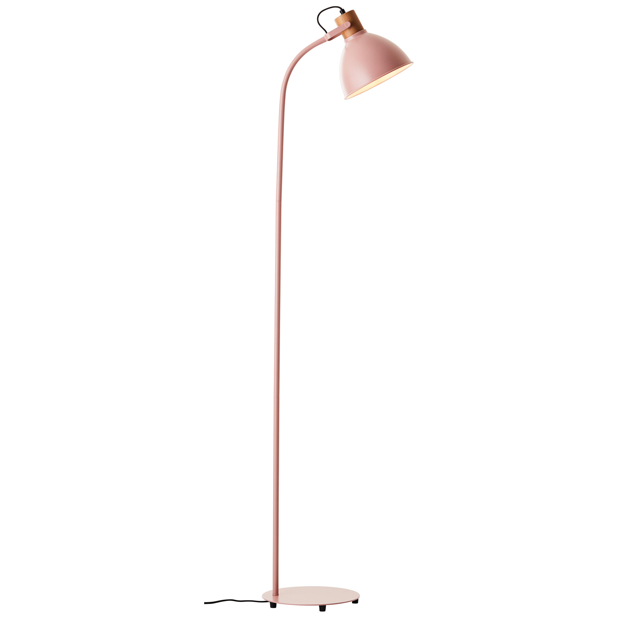 STANDLEUCHTE Erena 94556/04 - Chromfarben, Holz (35/25/150cm) - Brilliant