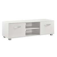 LOWBOARD Laugar - Weiß, Holzwerkstoff (120/38/40cm) - [en.casa]