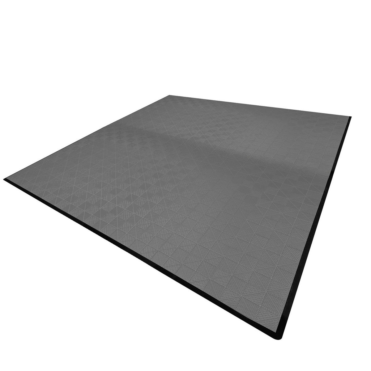 GARAGENBODENFLIESEN Belüftete x 225 mit Kanten – Grau - Grau, Kunststoff (40/1.8/40cm)