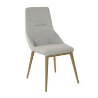 STUHL Hellgrau Gold 48/60/90 cm - Goldfarben/Hellgrau, Textil (48/90/60cm) - ANGEL CERDA