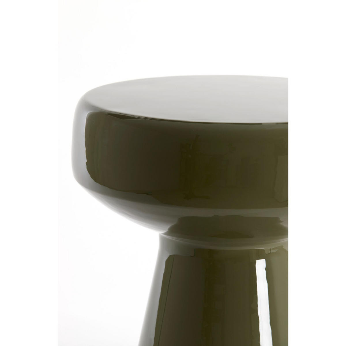 BEISTELLTISCH Dakwa Grün 38/38/42 cm - Grün, Metall (38/38/42cm) - Light & Living
