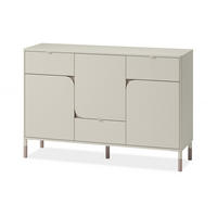 KOMMODE CATTA mit Schubladen, Cremefarben - Creme, Holz (130/87/40cm) - KONSIMO®