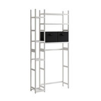 WASCHMASCHINENSCHRANK Bilbao Weiß 78.5 x 163 cm mit 2 Vliesschubladen - Weiß, Holzwerkstoff (78.5/163/23.5cm) - Vicco