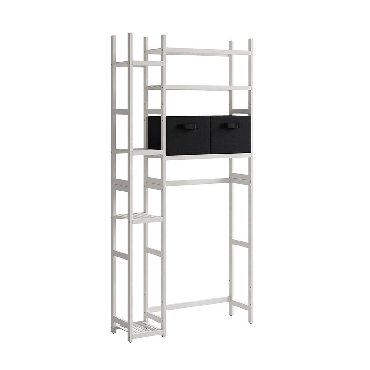 WASCHMASCHINENSCHRANK Bilbao Weiß 78.5 x 163 cm mit 2 Vliesschubladen - Weiß, Holzwerkstoff (78.5/163/23.5cm) - Vicco