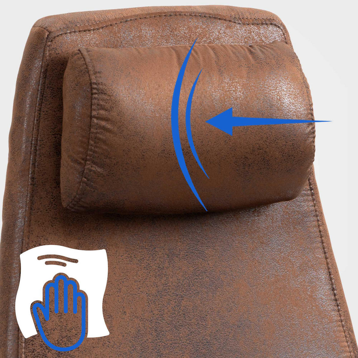BÜROSTUHL Zephyr cognac - Cognac/Schwarz, Metall (62/137/66cm) - TPFLiving