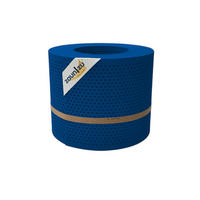 SICHTSCHUTZSTREIFEN PP Premium Gelocht 20 Prozent Streifen Enzianblau 26m - Blau, Kunststoff (2600/19cm) - ZAUN|ZU