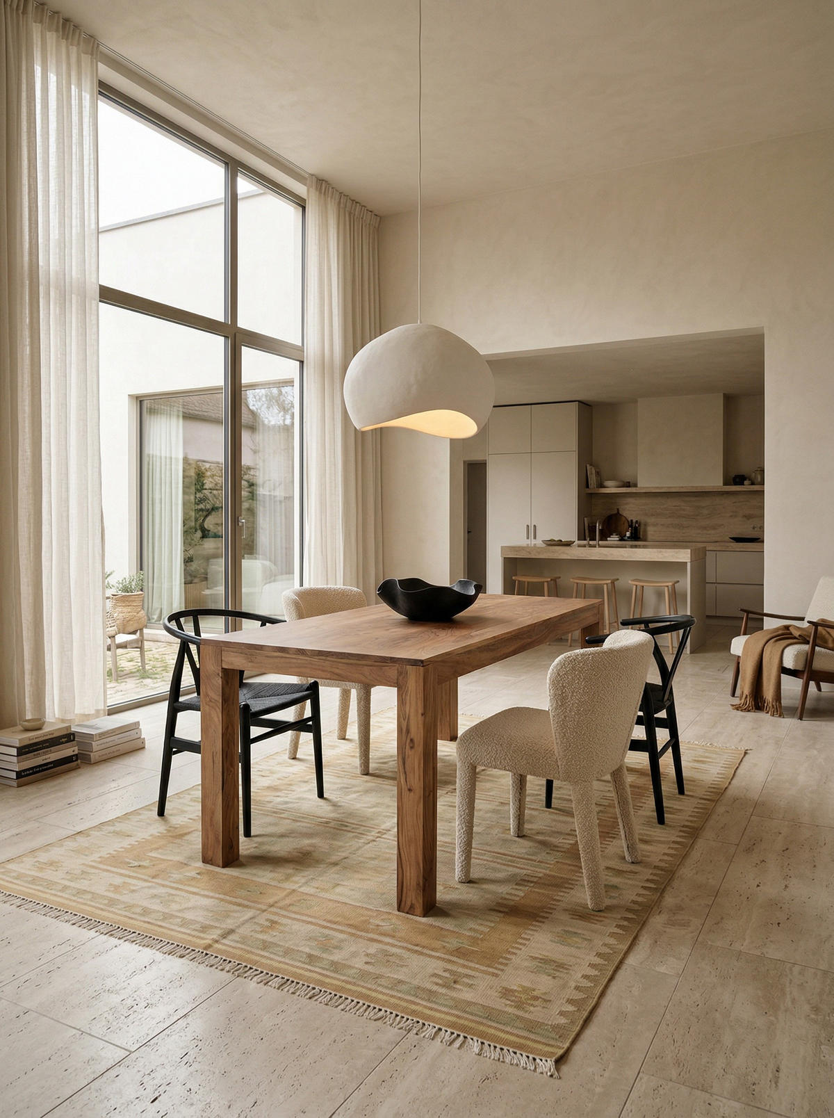 ESSTISCH Massivholz Akazie Rechteckig Handgefertigt NAKO, Beige 120x60x76 cm - Hellbraun/Beige, Akazienholz/Holz (60/120/76cm) - KADIMA DESIGN