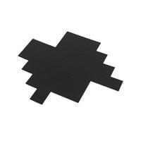 FLIESENAUFKLEBER 1 Stück 30,5 x 30,5 cm Selbstklebende Fliesen - Noce Mattone - Schwarz, Kunststoff (30.5/0.16/30.5cm) - Mazovia